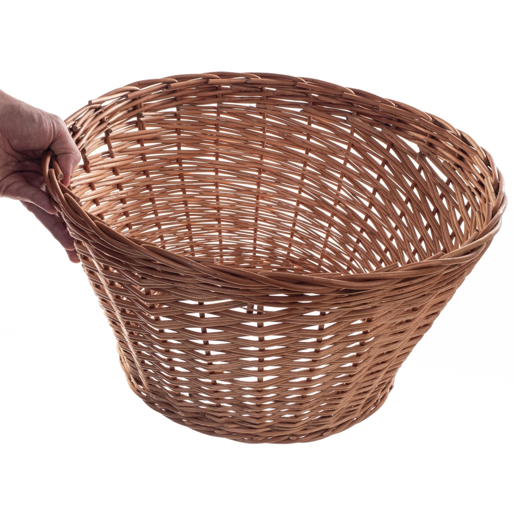 Copertura per supporto albero di Natale in vimini KADAX 50 cm, supporto a cestino naturale