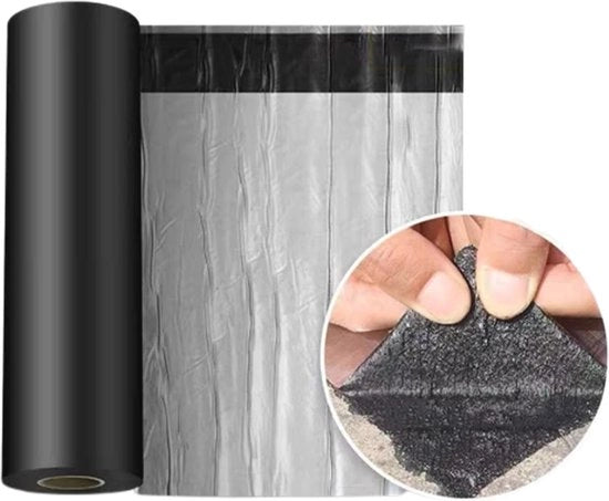 Tappeto bituminoso impermeabile per riparazione e sigillatura di coperture - 0,2 x 3 m