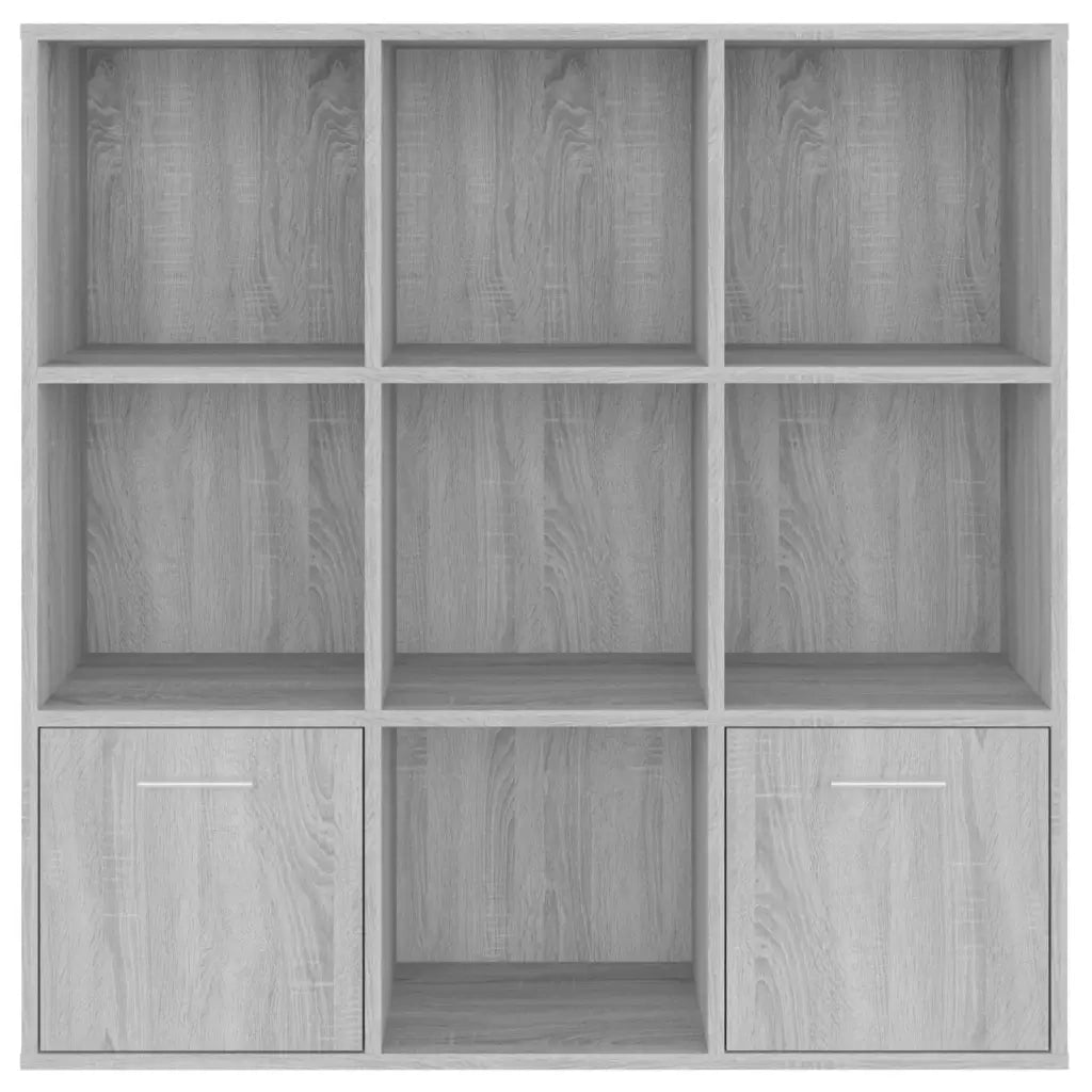 Libreria Grigio Sonoma 98x30x98 cm 815448
