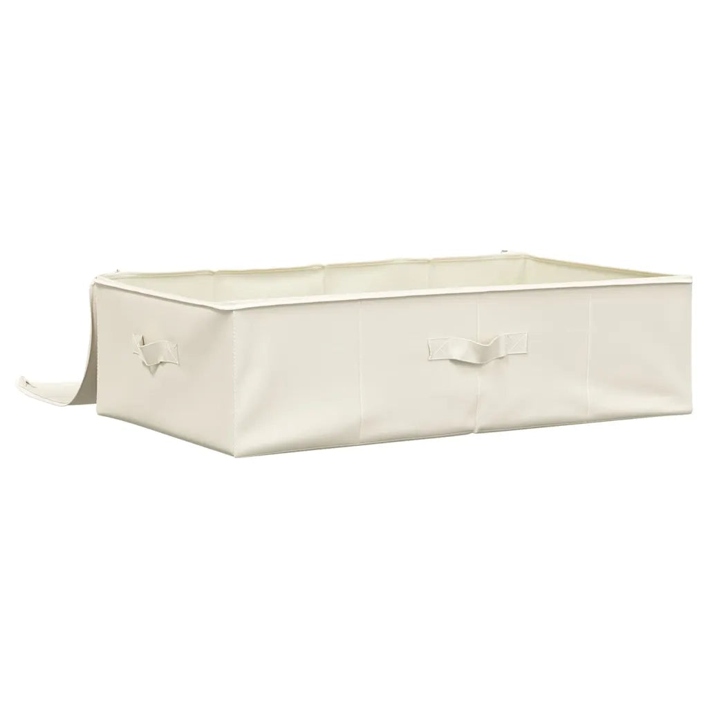 Scatole Portaoggetti 2 pz in Tessuto 70x40x18 cm Crema cod mxl 49419