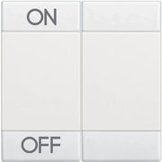 Copritasto LivingLight a 2 funzioni con serigrafia ON OFF N4911M2AGN