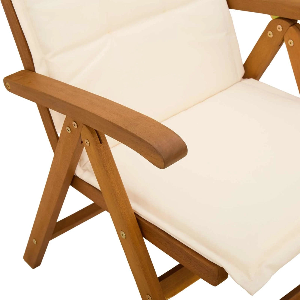 Set da pranzo da giardino 5 pezzi Naturale 3434518