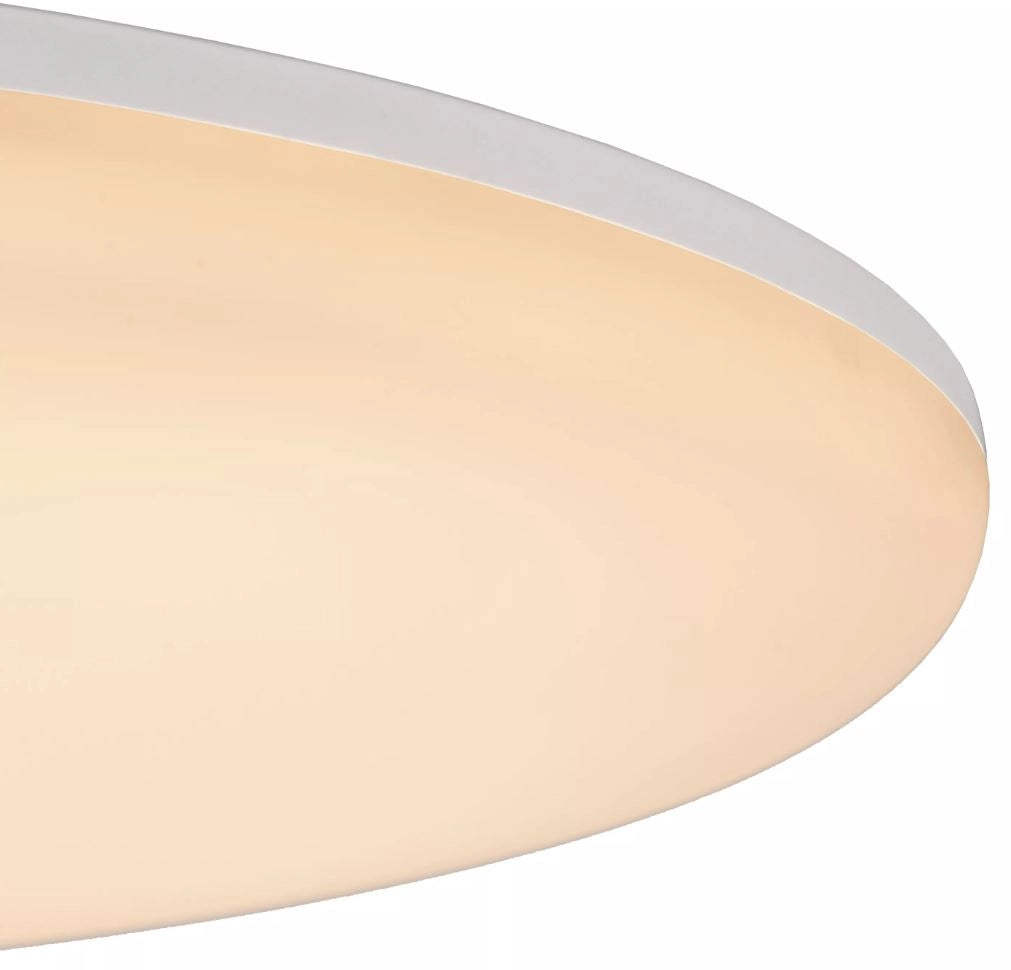 Plafoniera bagno IP44 tonda 35cm bianca LED 36W CCT Lucide Olson
