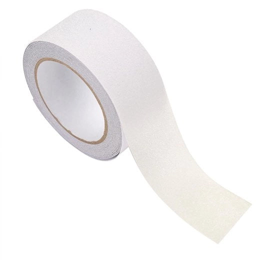 NTHProducts - Nastro di Sicurezza - Adesivo Antiscivolo - Idrorepellente - Translucido - Adesivo per Scale - Adatto per Interno ed Esterno