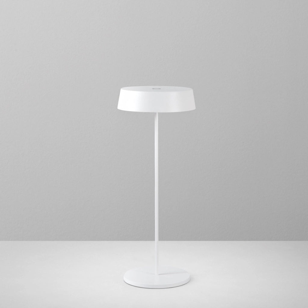 LAMPADA DA TAVOLO RICARICABILE LED COCKTAIL BIANCA 2,2W 192LM 3000K DIMMERABILE IP54 29,5X12X12CM