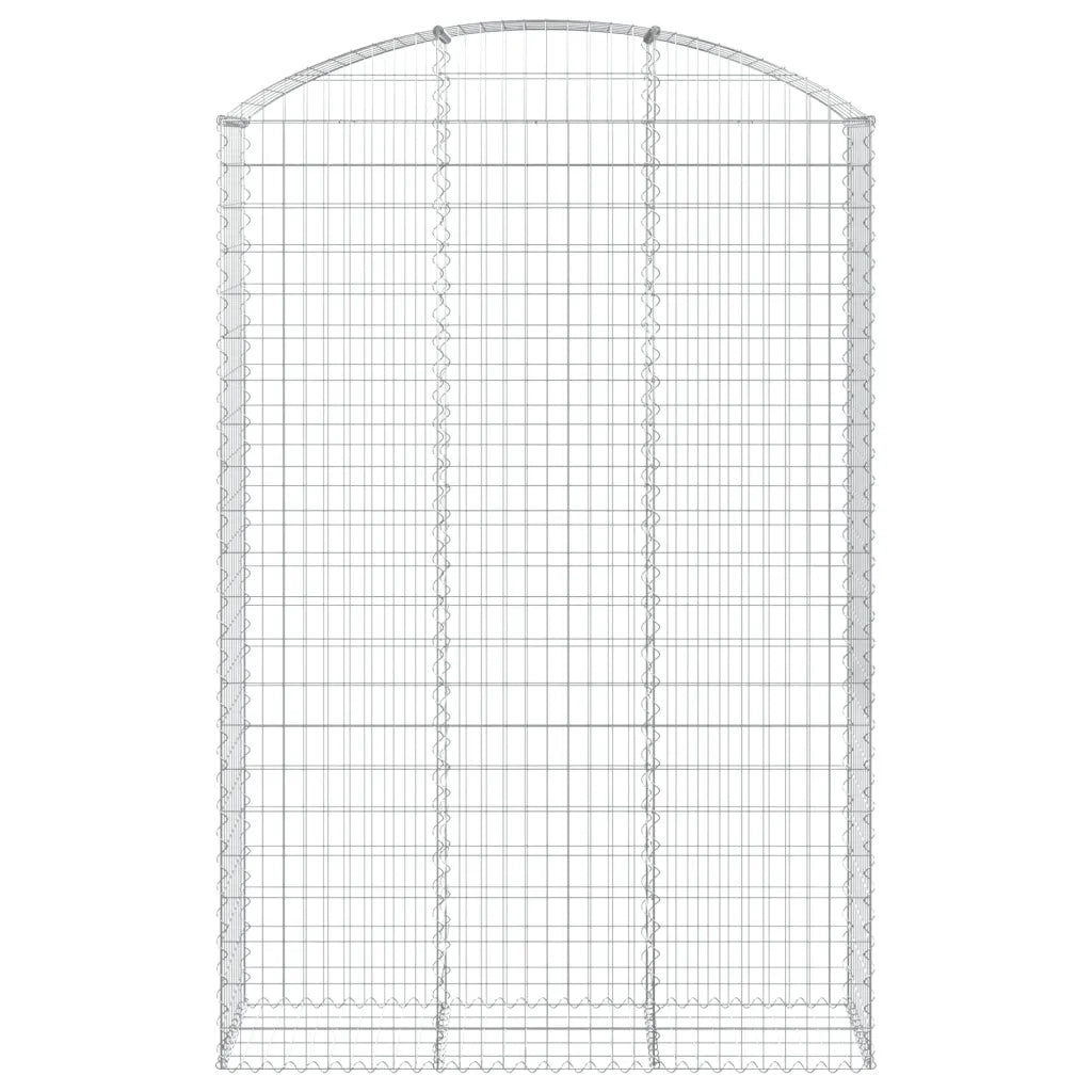 Cesto Gabbione ad Arco 150x50x220/240 cm Ferro Zincato 153461