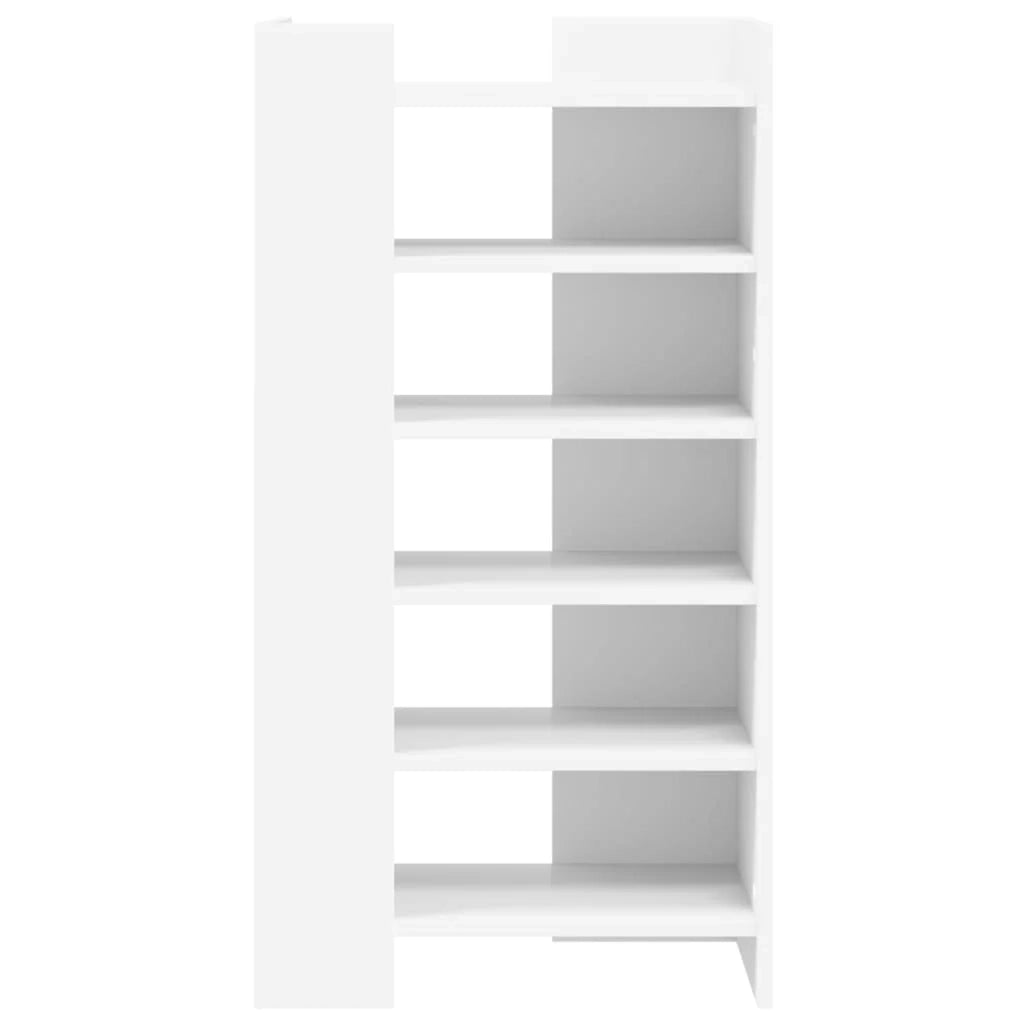 Scarpiera mobile contenitore per scarpe mobile per ingresso/corridoio/soggiorno 52 x 37,5 x 100 cm legno ingegnerizzato bianco 02_0021467