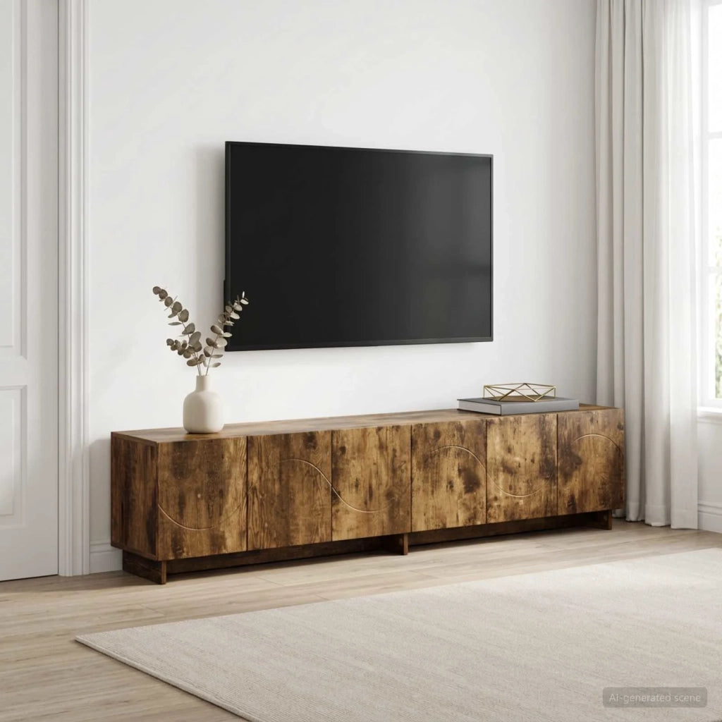 Supporto TV 179.5 x 34.5 x 40 cm Rovere Fumo 8011590