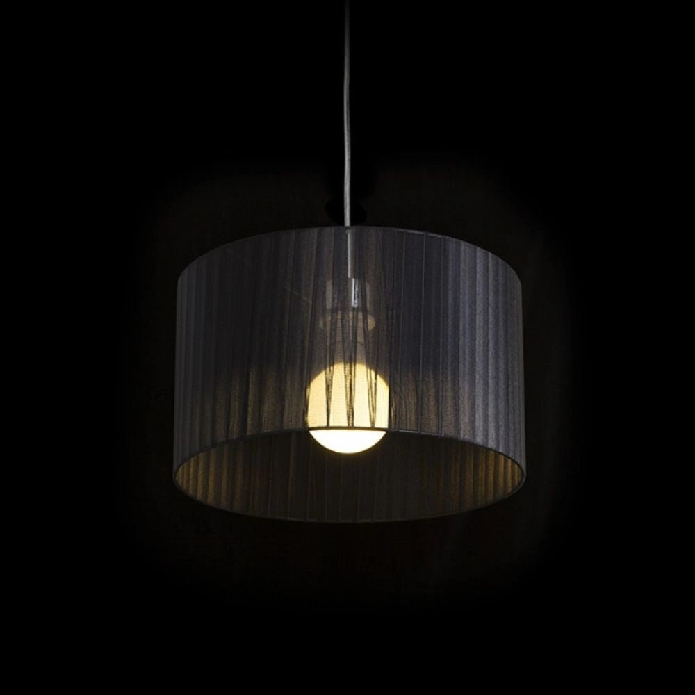 Lampadario GLAMOUR 35/20 a sospensione nero 230V E27 28W