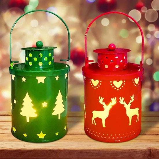 Decorazione di Natale senza fiamma - Lampada da terra LED - 12,6 cm - Luce calda bianca - Luce di atmosfera per ogni casa - Adatto per esterni - 230V 50Hz - 2W