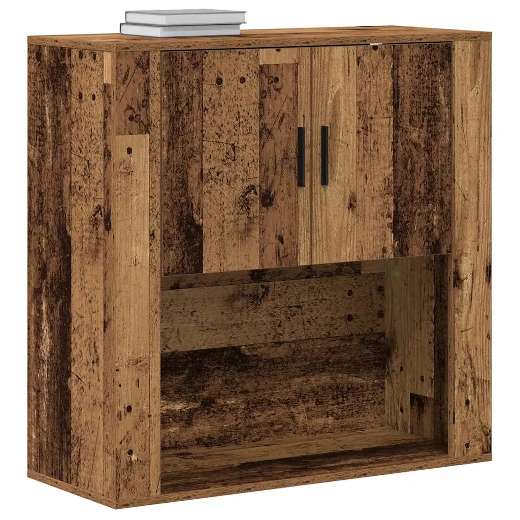 Armadietto a muro con lo scaffale Legno vecchio 80 x 33 x 80 cm 862114