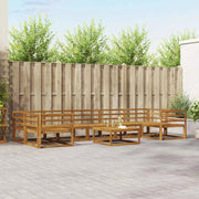 Set di divani da esterno 8 pcs Naturale