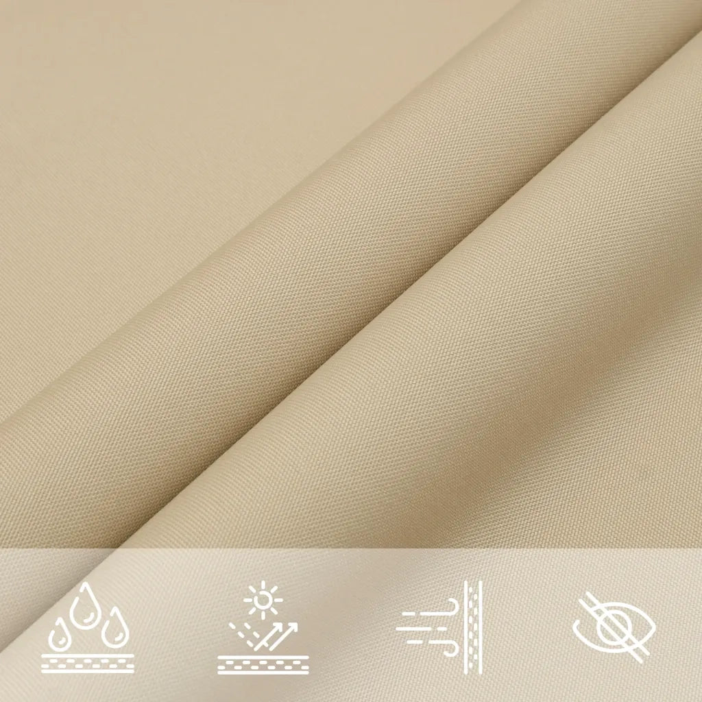 Vela Ombreggiante-Parasole a vela Oxford Rettangolare 2x3,5 m Beige