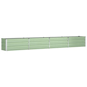 Fioriera | Cassetta per fiori | Vaso Verde Pastello 385 x 50 x 45 cm Acciaio zincato