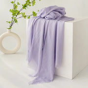 Sjaal per donna, lenti e estivi, colori lisci, protezione solare, scialli per donna, foulard, grande sjaal leggero per donna in tessuto di seta 190*100cm