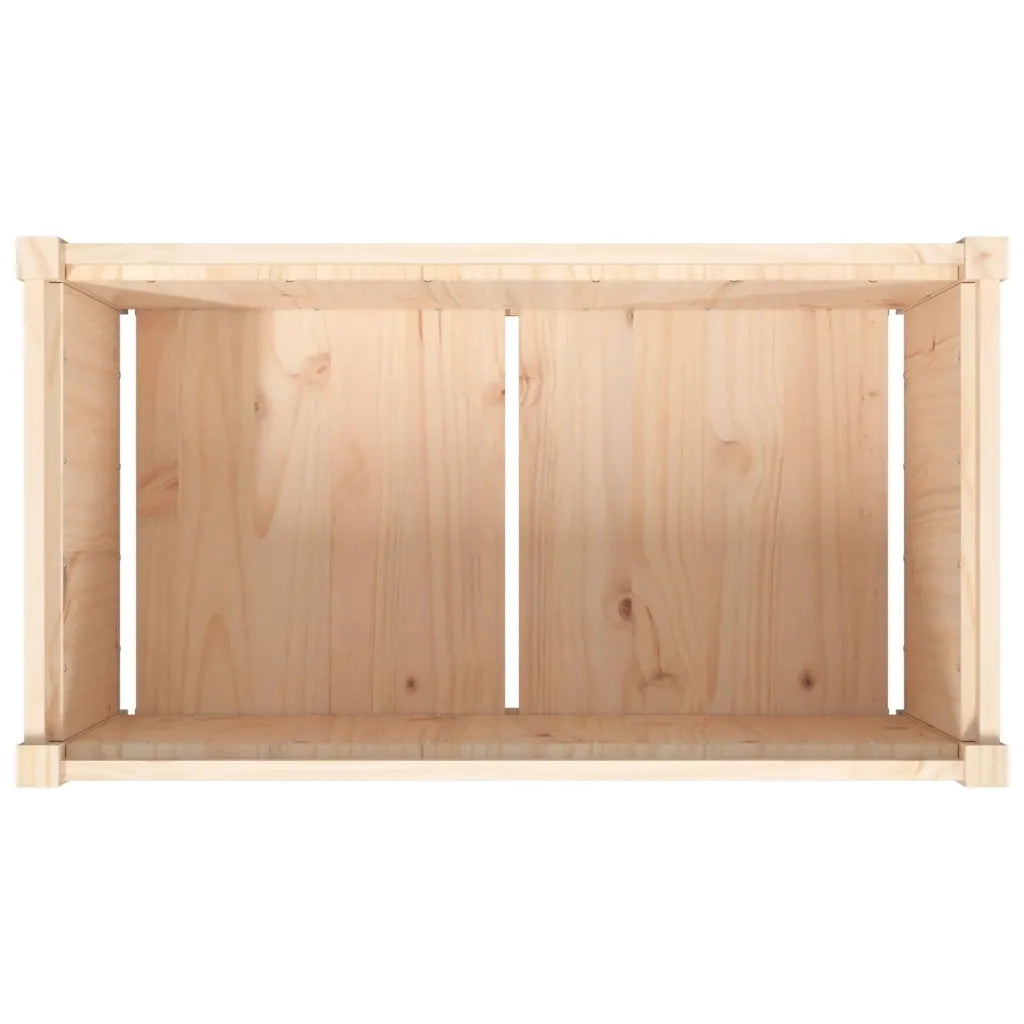 Fioriere da Giardino 2 pz in Legno Massello di Pino 837460