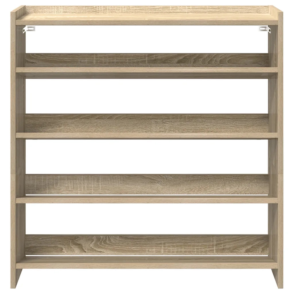 Scarpiera Rovere Sonoma 80x25x81 cm in Legno Multistrato 859907
