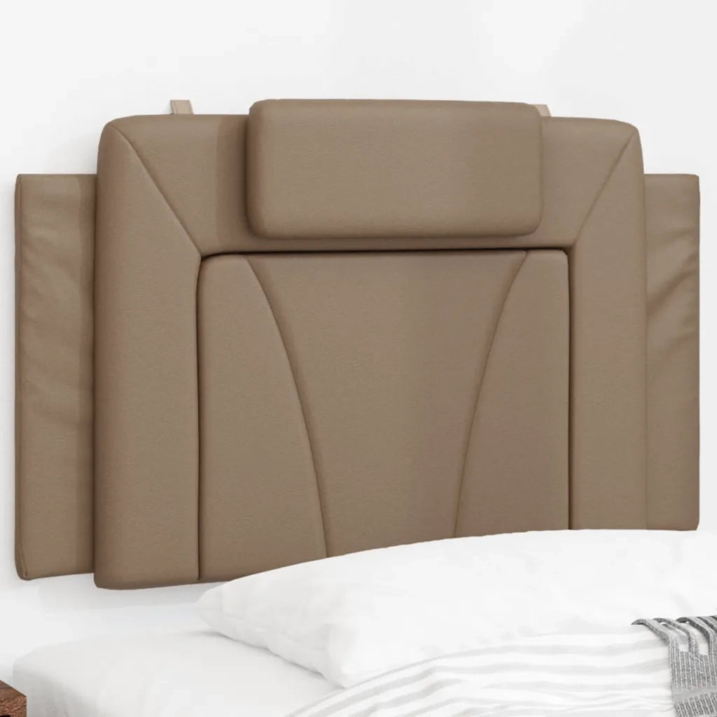 Cuscino Testiera-Cuscino per Testiera Viana Cappuccino 80 cm in Similpelle