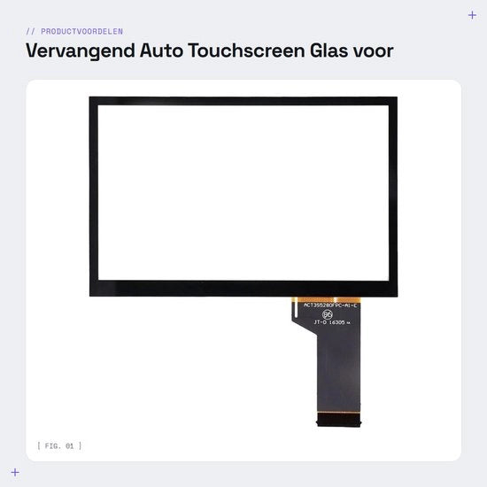Tastiera Touchscreen di Alta Qualità - Vetrino Auto-Touch - Resistentente all'Olio - Resistentente alle Scalfature - Materiale Acrilico - Perfettamente Leggibile alla Luce Solare