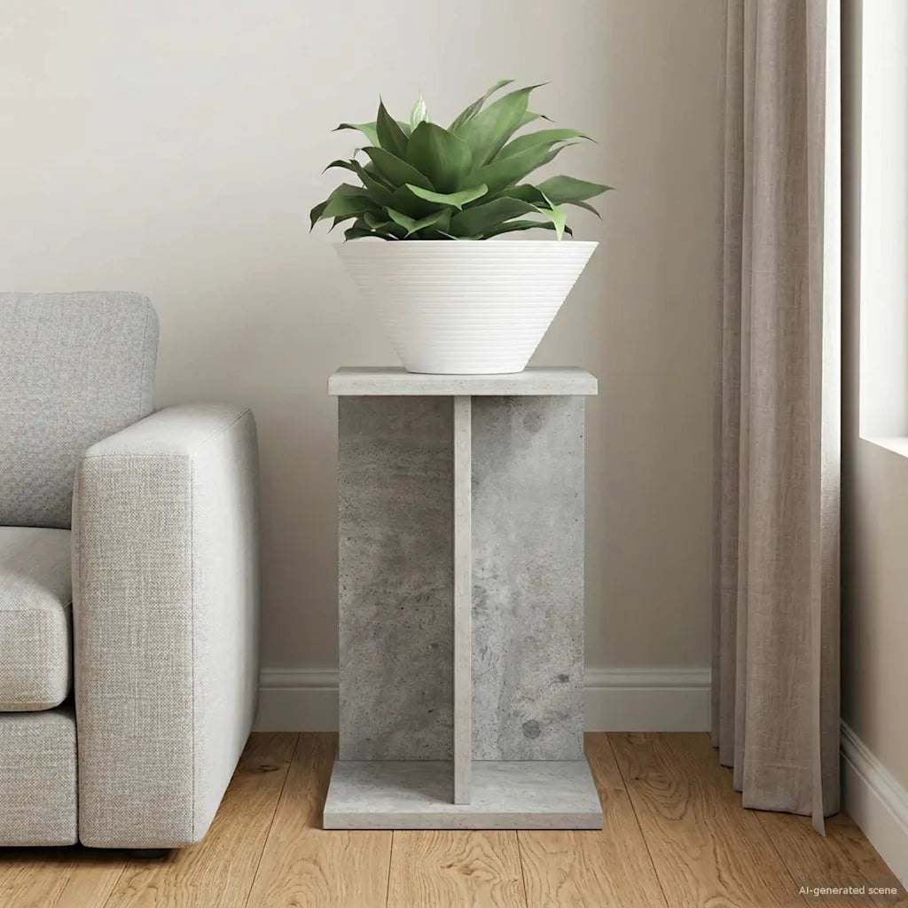 Supporto per piante | Sostegno per piante Grigio Cemento 25 x 25,5 x 40,5 cm