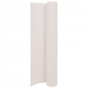 Recinzione da Giardino a Doppio Lato 110x500 cm Bianca cod mxl 20910