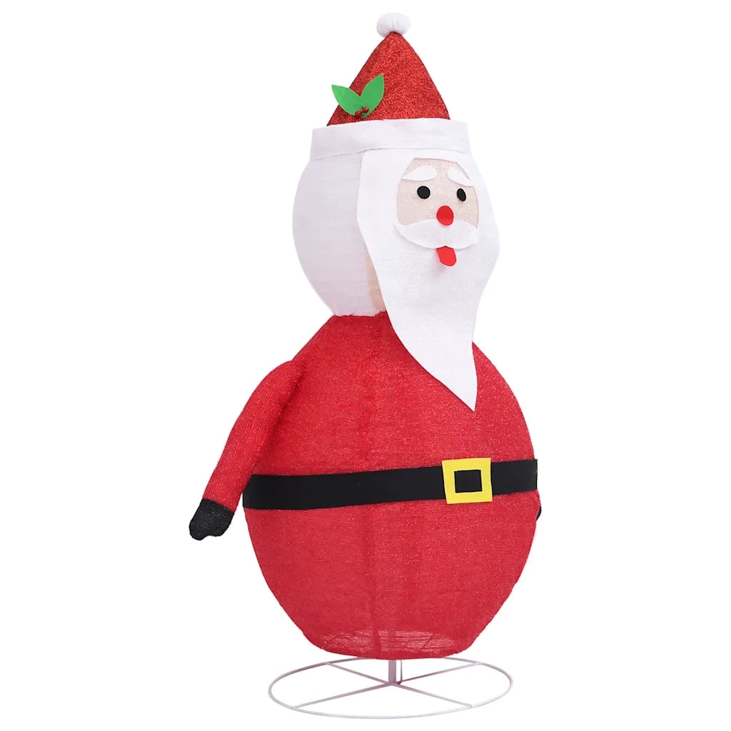 Figura Decorativa Babbo Natale con LED Tessuto Lusso 60 cm CFW9533263