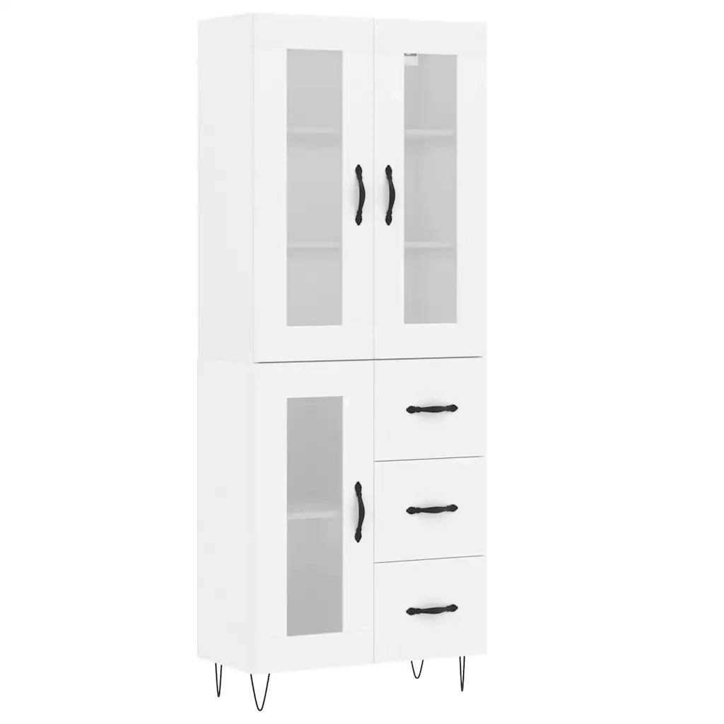Credenza Bianca 69,5x34x180 cm in Legno Multistratocod mxl 83531