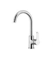 Rubinetto lavello con canna alta a u, risparmio energetico e idrico - serie winner eco