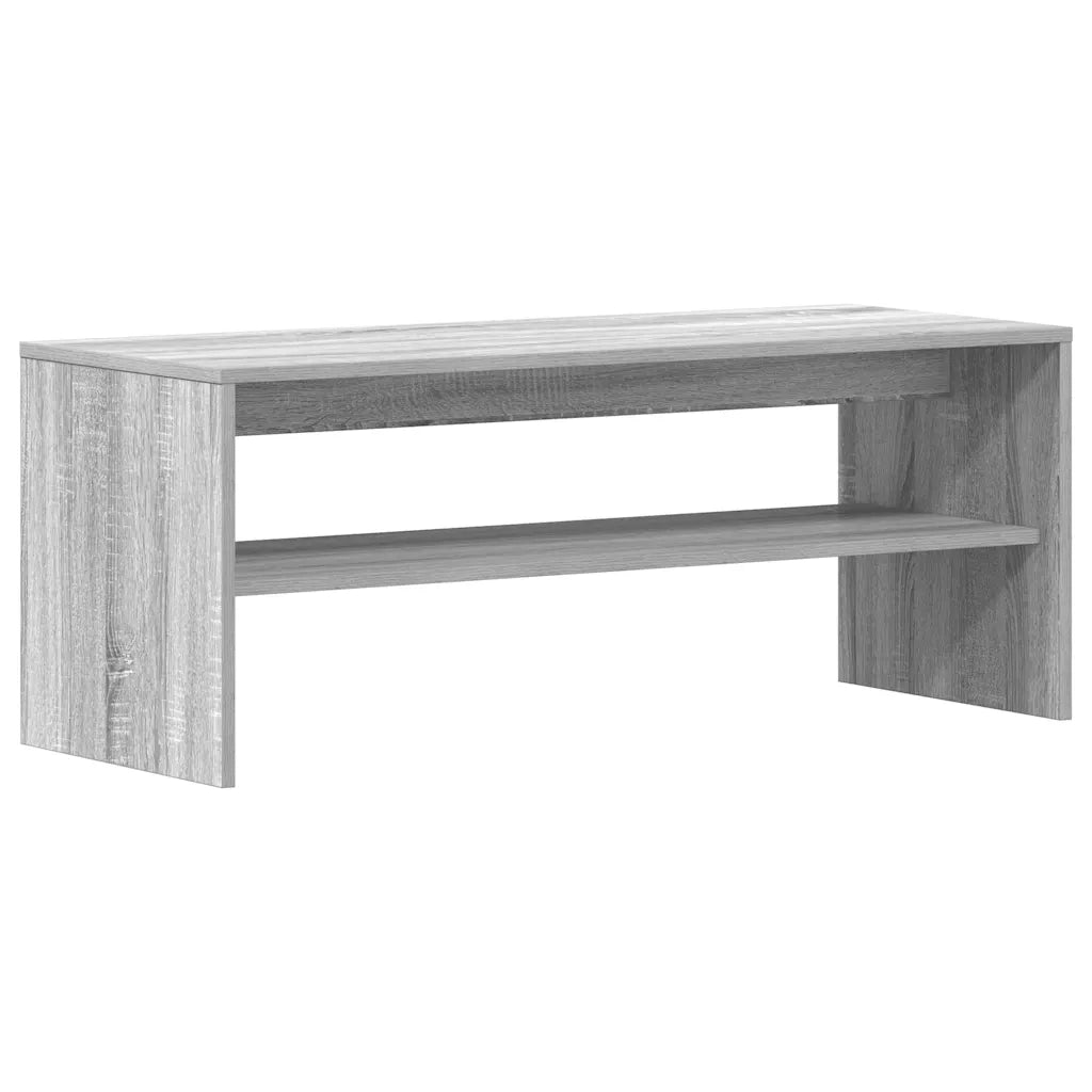 Mobile Porta TV Grigio Sonoma 100x40x40 cm in Legno Multistrato