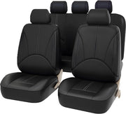 Set di cuscini per sedia auto 9 pezzi - Impermeabile - Respirante - In pelle forata - Universale - Facile da pulire - Cuscino per sedia