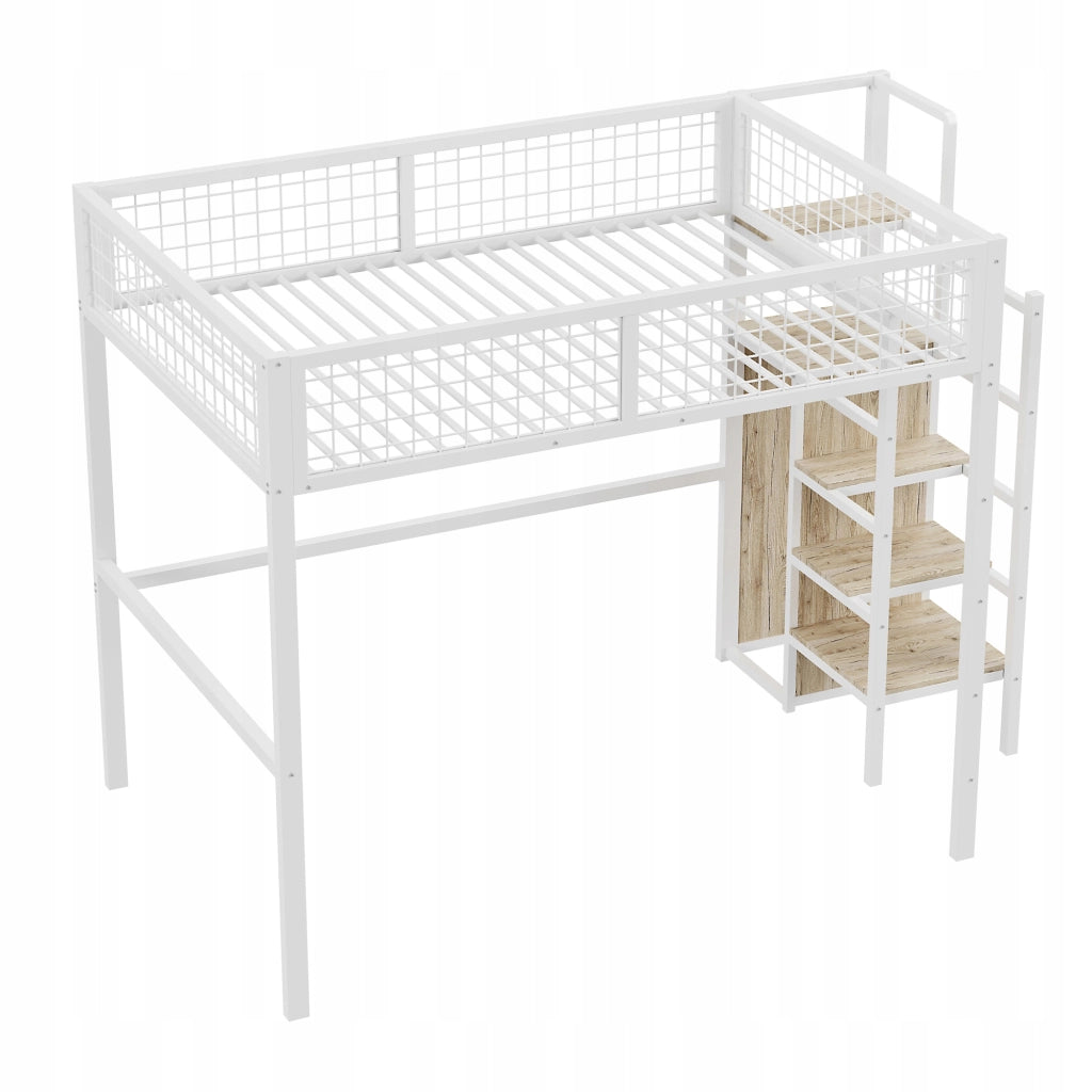 Letto a castello 140x200 in metallo - Xylo - Bianco