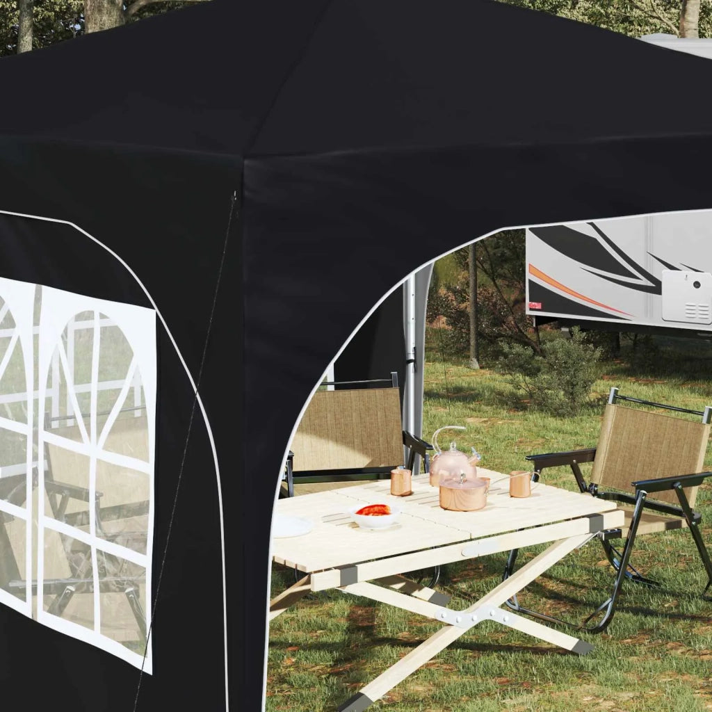 Tenda per feste a pop-up-Gazebo 290 x 290 x 245 cm Antracite 967134
