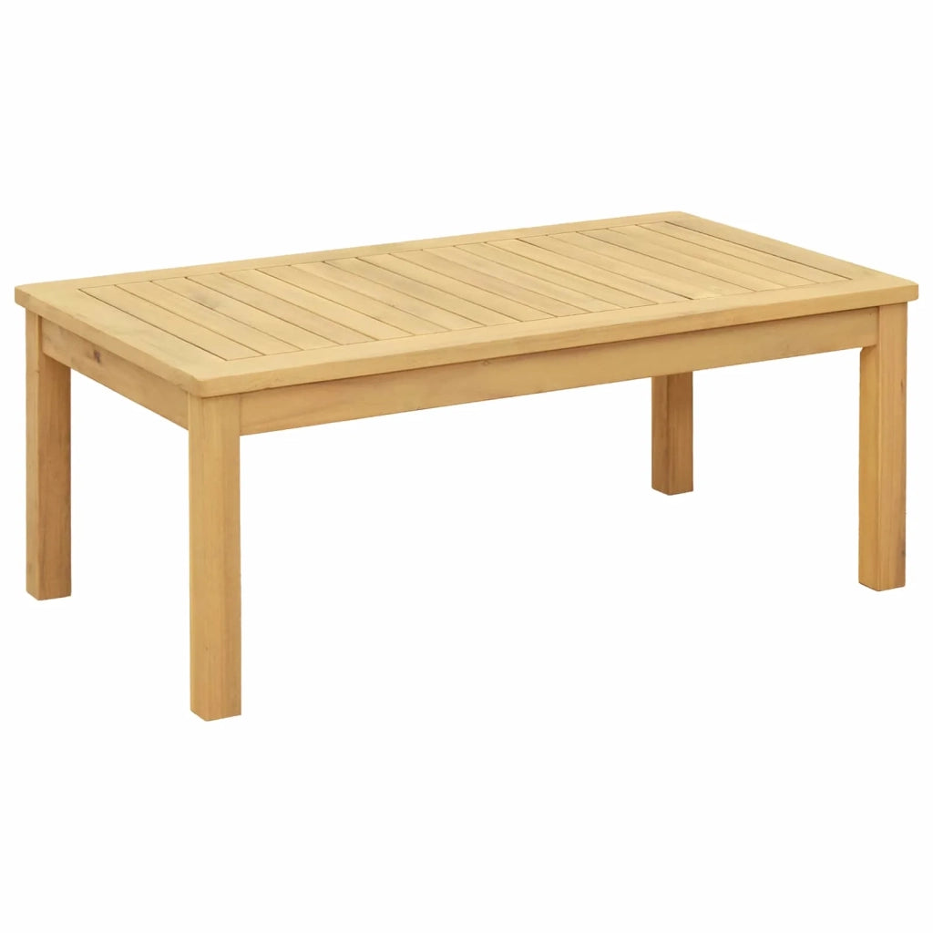 Tavolino da salotto Acacia chiaro 90 x 50 x 36 cm 42026784