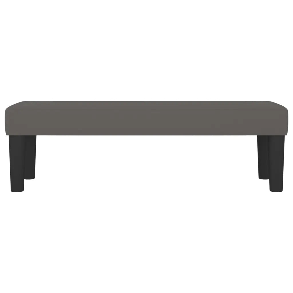 Panca Grigia 100x30x30 cm in Similpelle CFW6383573