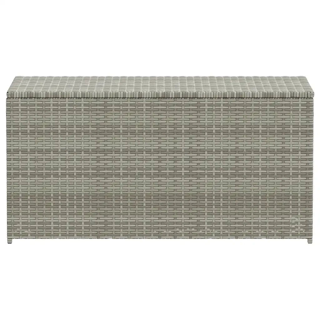 Baule da Giardino in Polyrattan 100x50x50 cm Grigiocod mxl 80328