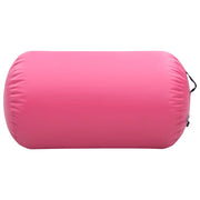 Rullo da Ginnastica Gonfiabile con Pompa 100x60 cm in PVC Rosa CFW2106407