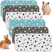 Set di 6 tappeti assorbenti per gatti, riutilizzabili, lavabili e impermeabili, adatti per piccoli animali come gattini e cuccioli, 3 stili diversi (50 x 70 cm)
