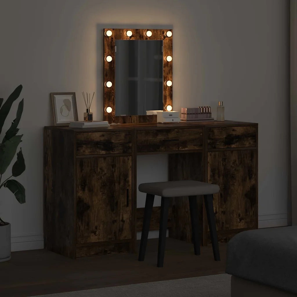 Tavolo da Trucco Marrone 50 x 41 x 135 cm Legno multistrato 3334258