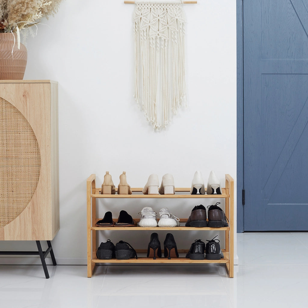 Scarpiere per 9 paia di scarpe ¨C zephmum ¨C Bamb¨´ 76x33x51 cm