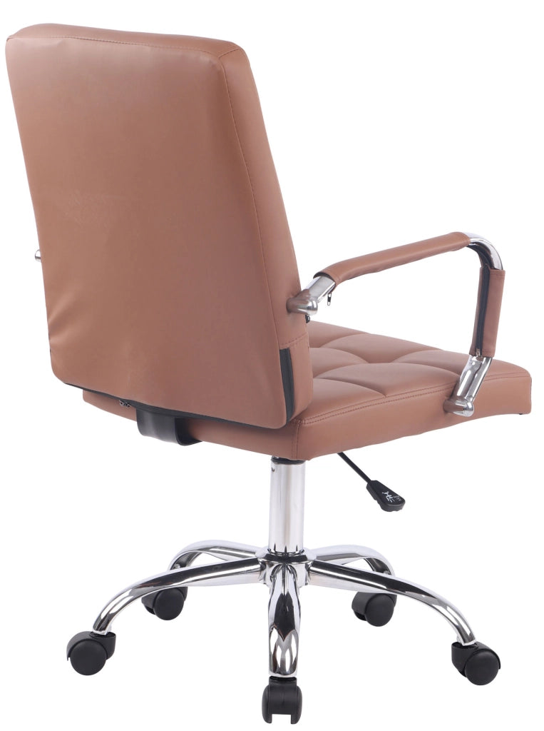 Sedia da ufficio Deli PRO in similpelle marrone chiaro