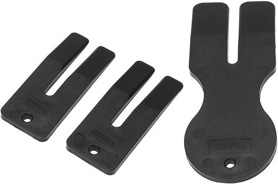 Strumento per copertura porta - 3 pezzi - Kit per copertura porta/Clip - Materiale ABS premium - Resistente allo sfregamento/Duraturo - Codice OEM T10383 - Ideale per clip di fissaggio - Strumento per copertura porta