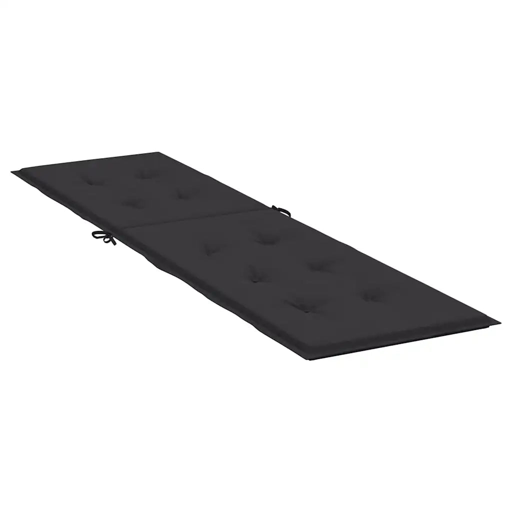Cuscino per Sdraio Nero (75+105)x50x4 cm 314180