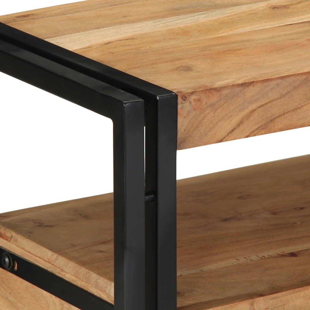 Tavolo consolle 90 x 33 x 75 cm Legno di Acacia Massello 4102743