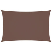 Parasole a vela | Telo Ombra | Vela da ombra Oxford Rettangolare 5x8 m Marrone