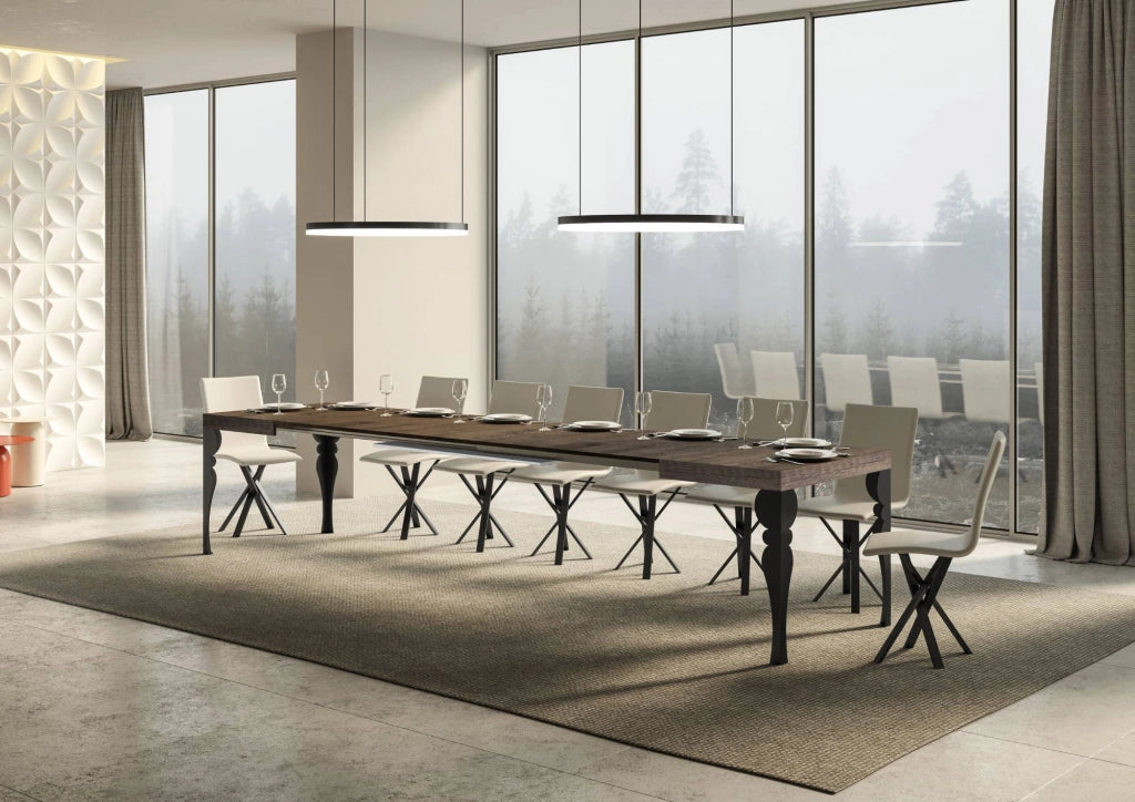 Tavolo Allungabile 160-420x90x77 cm Paxon Noce