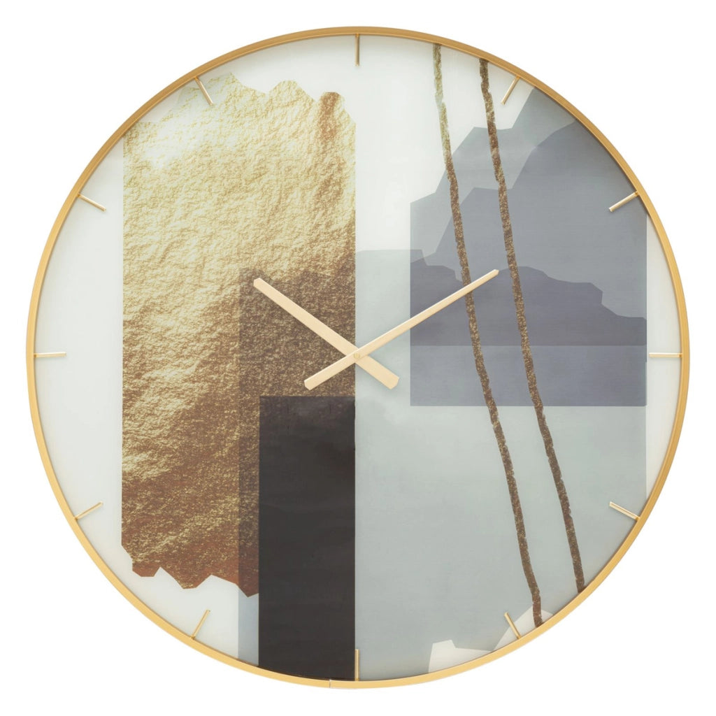 Orologio da Parete VKH289, Multicolore, MDF, 5x5x80 cm