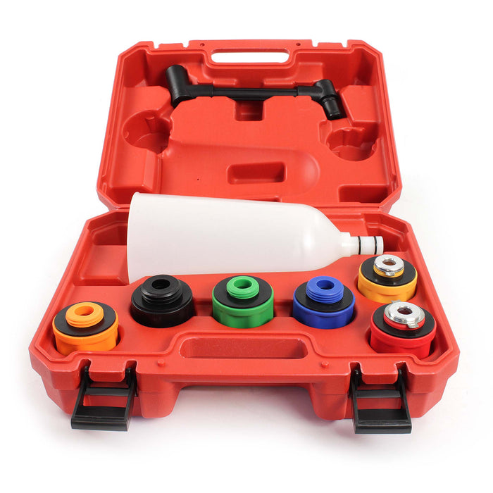 Set di imbuti per riempimento olio motore 8 pezzi Con prolunga e 6 adattatori Auto