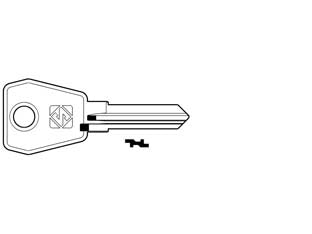 CHIAVI PER CILINDRI EURO LOCKS 5 SPINE PICCOLE EU16R- - EU16R SX - 10 pezzi SILCA
