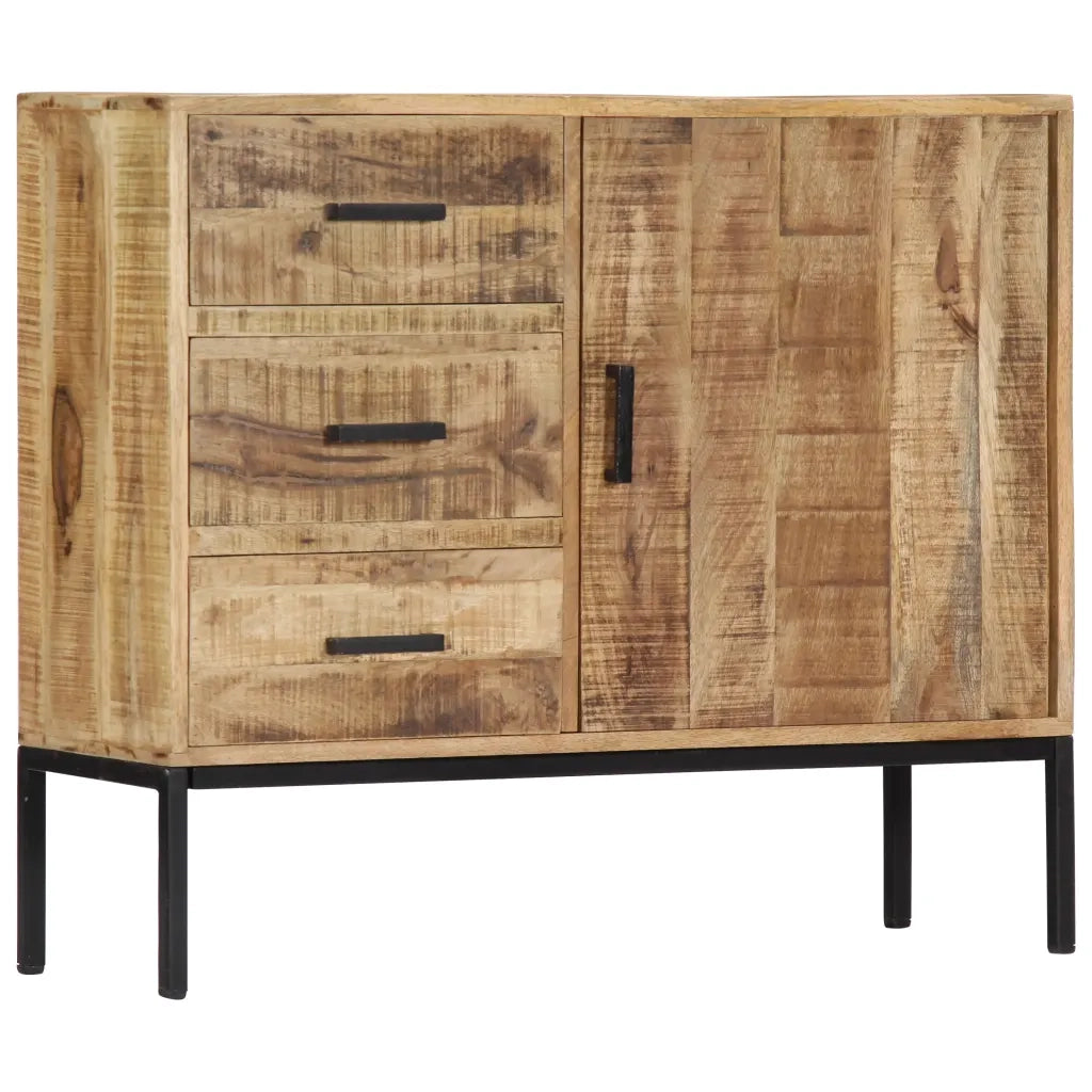 Credenza | Madia | Buffet da pranzo | Armadio da pranzo 88x30x71 cm Legno Massello di Mango