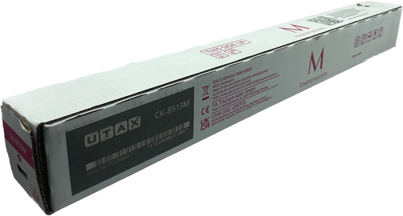 ORIGINAL Utax toner magenta CK-8513M 1T02RMBUT1 ~20000 Seiten